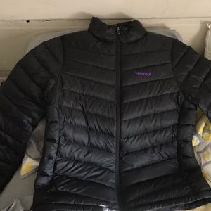 Black Marmot puffy down coat- worn twice